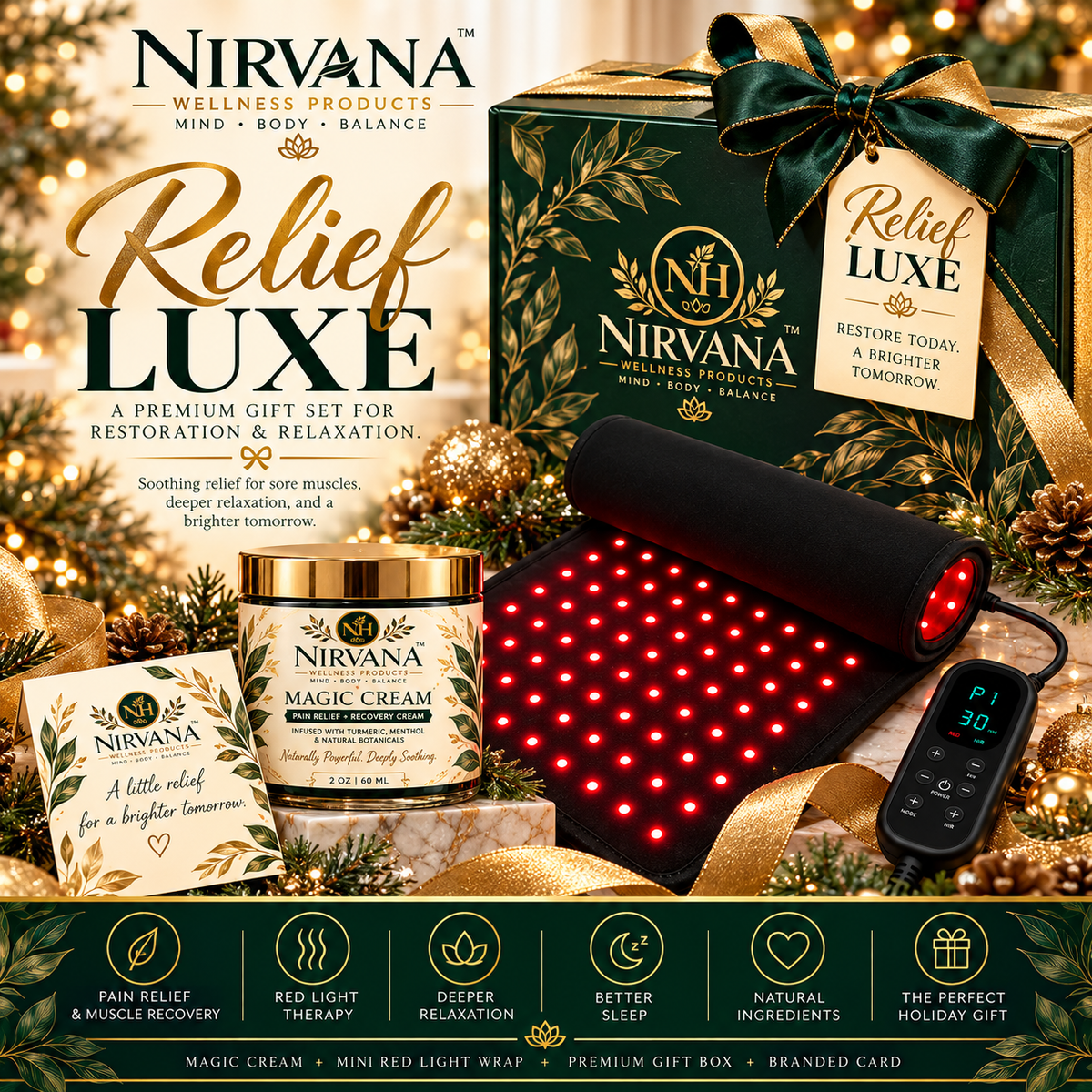 Nirvana Relief Luxe Wellness Box