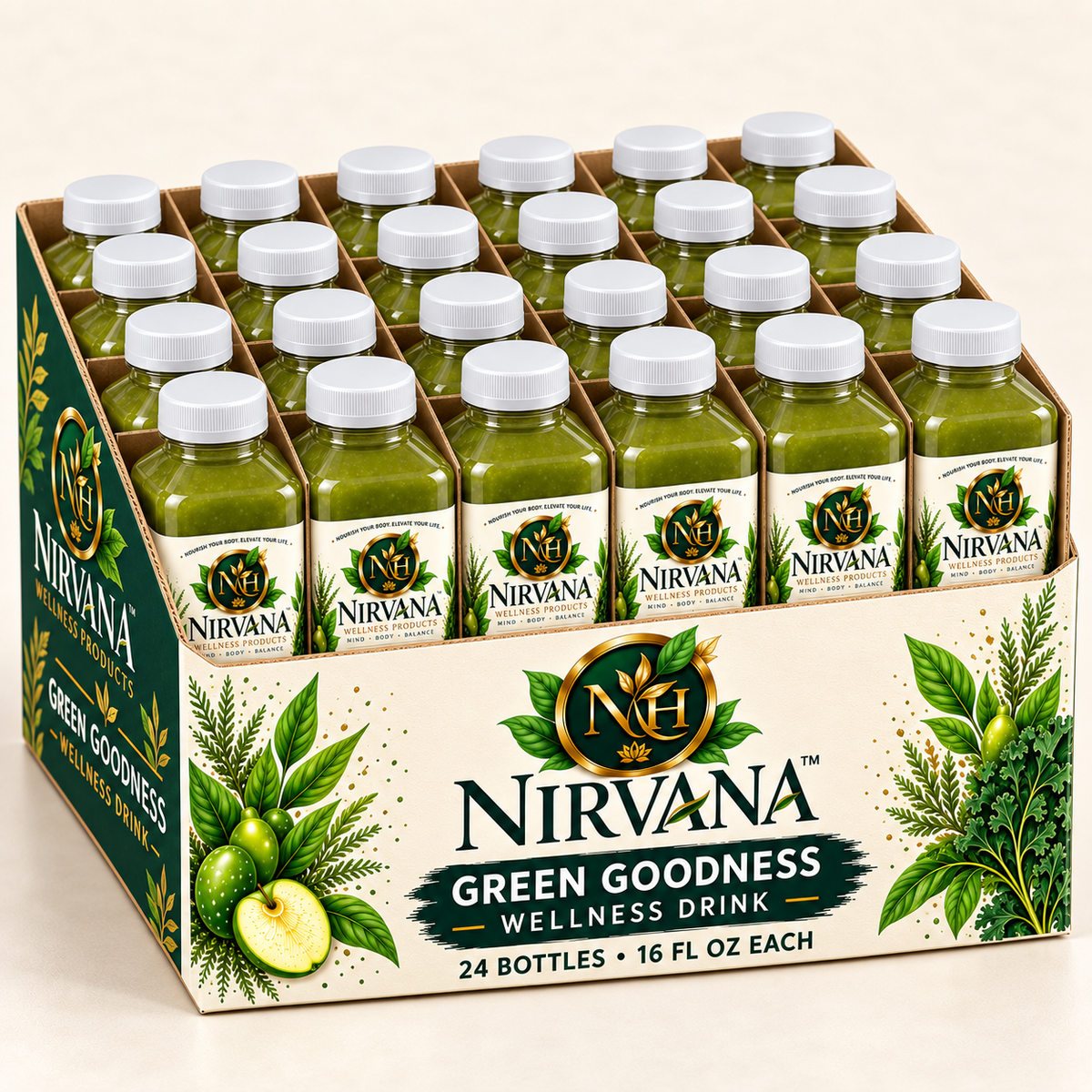 Nirvana Green Goodness Wellness Drink