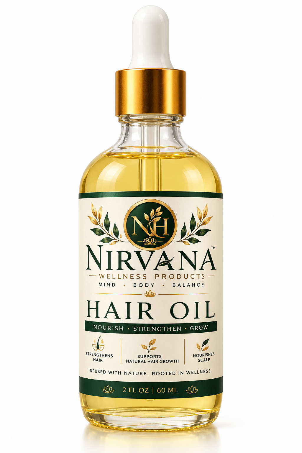 Nirvana Hair Growth Oil - 4 Oz