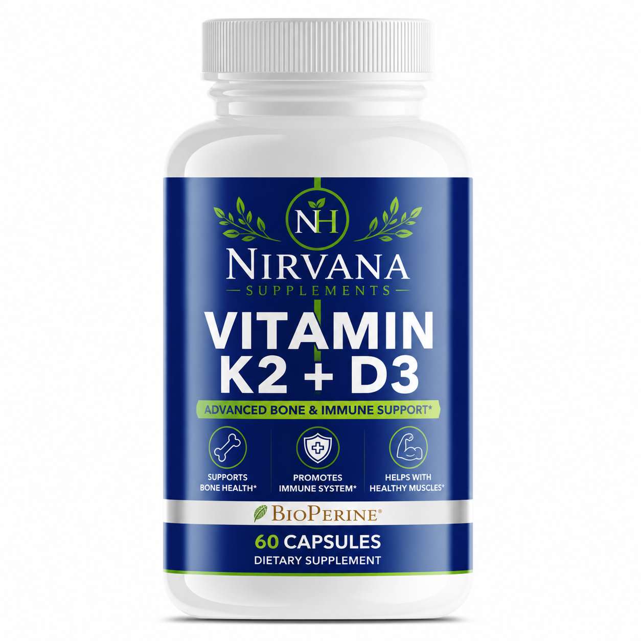 Nirvana Vitamin K2 + D3