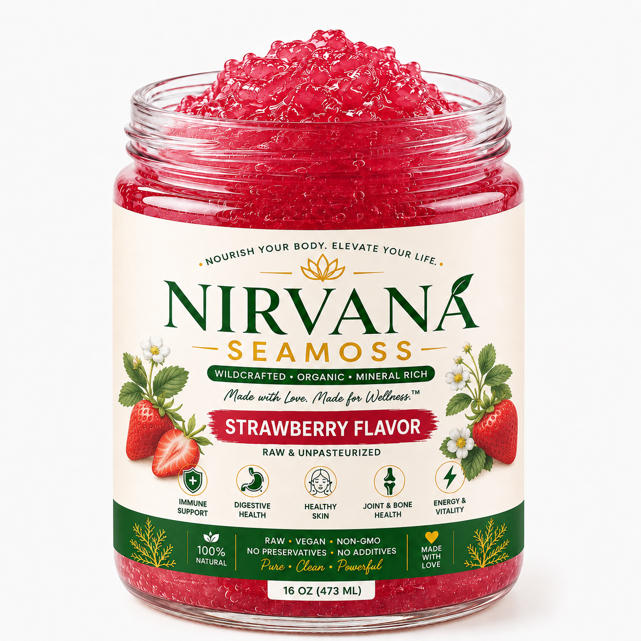 Strawberry Nirvana Sea Moss Gel™