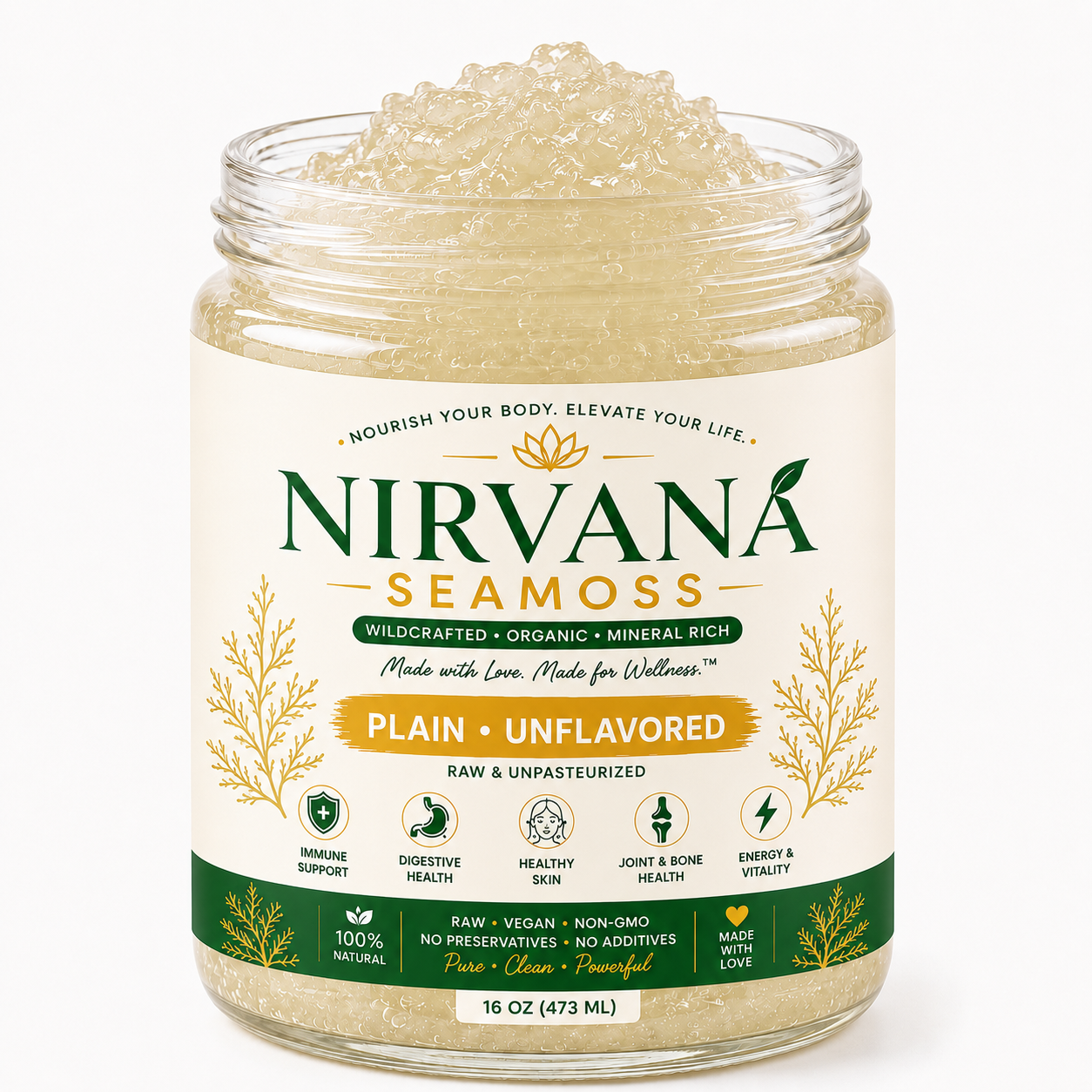Plain Original Nirvana Sea Moss Gel™