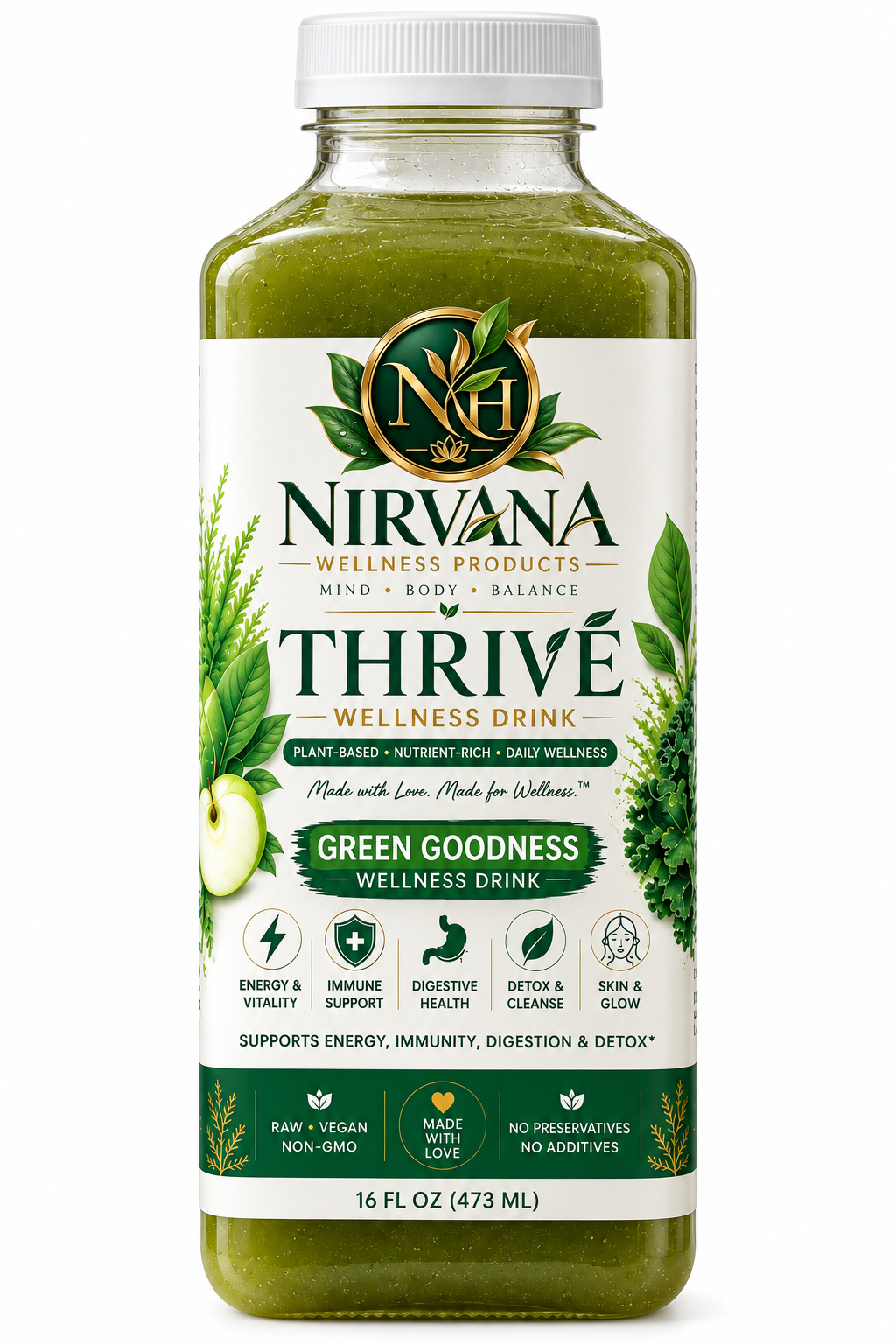 Nirvana Thrive Wellness Drink