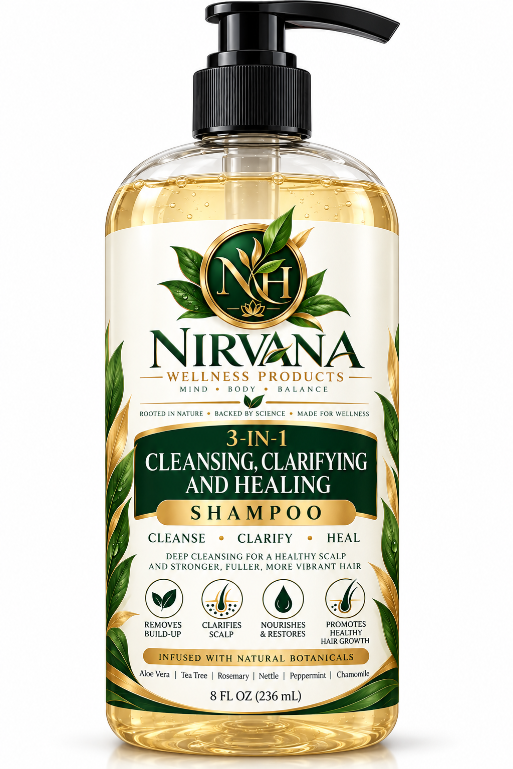 Nirvana 3-In-1 Shampoo