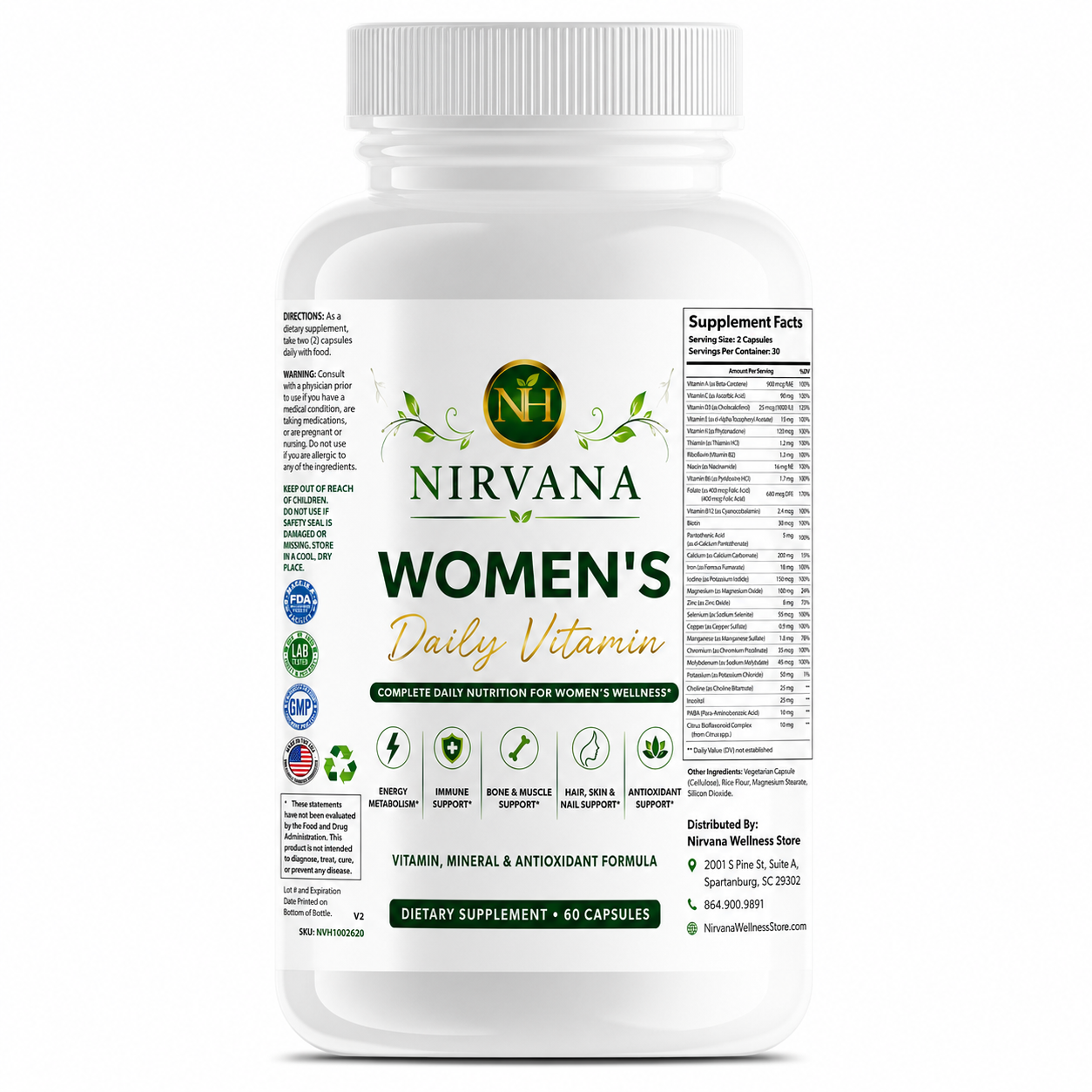Nirvana Daily Women’s Vitamin™
