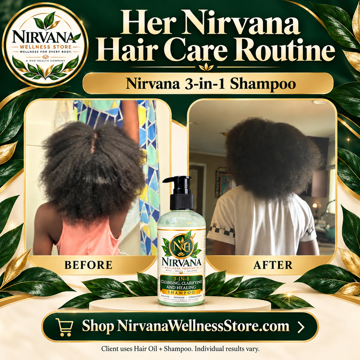 Nirvana 3-In-1 Shampoo