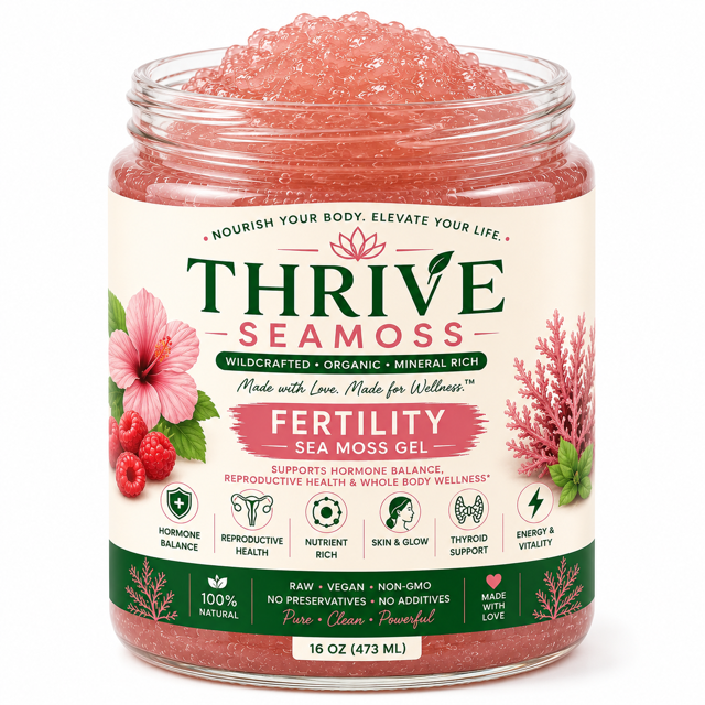Thrive Sea Moss Gel™ – Premium Wildcrafted Sea Moss for Daily Wellness